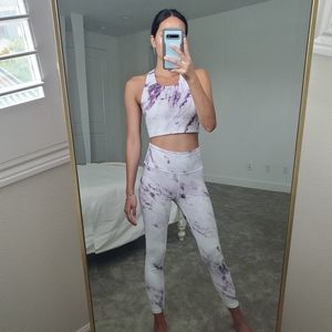 GapFit Purple Marble Workout Set💜